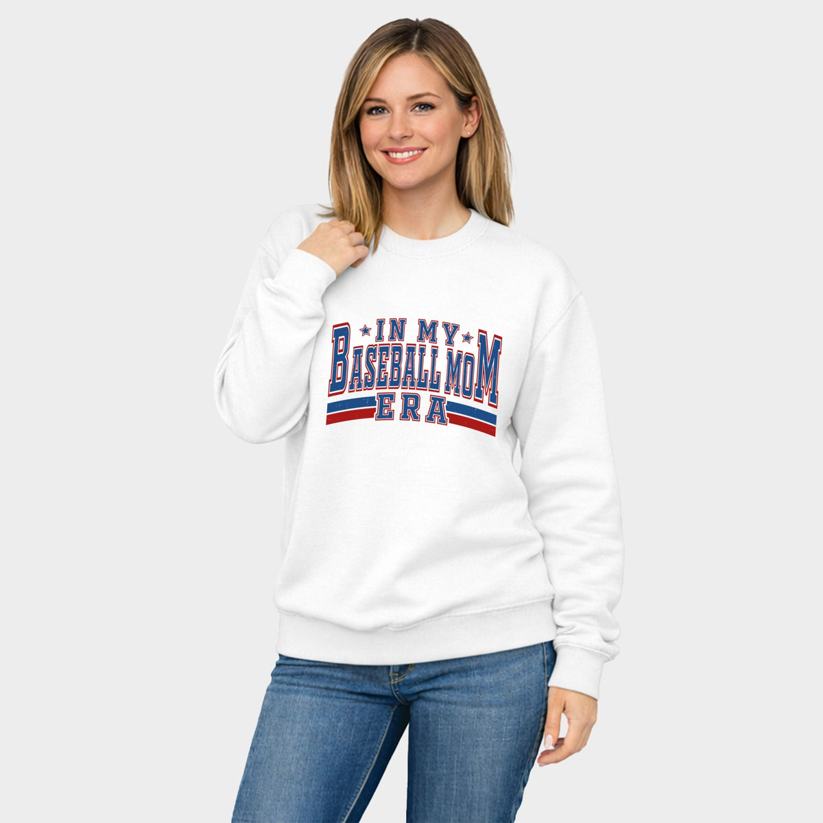 In My Baseball Mom Era - Women's Graphic Sweatshirt