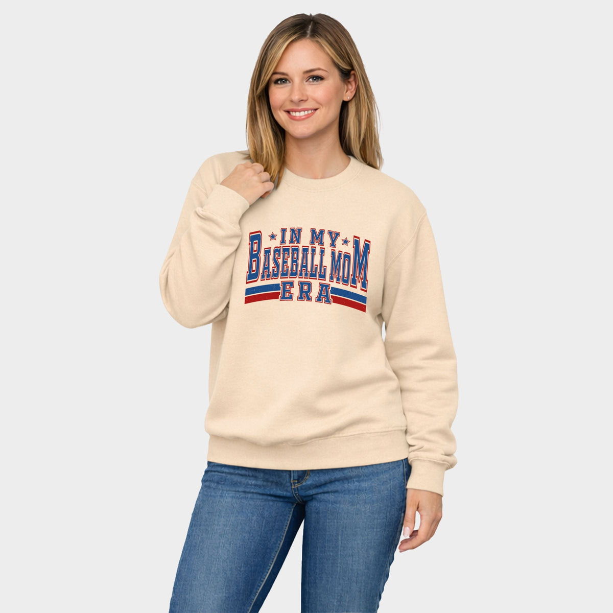 In My Baseball Mom Era - Women's Graphic Sweatshirt