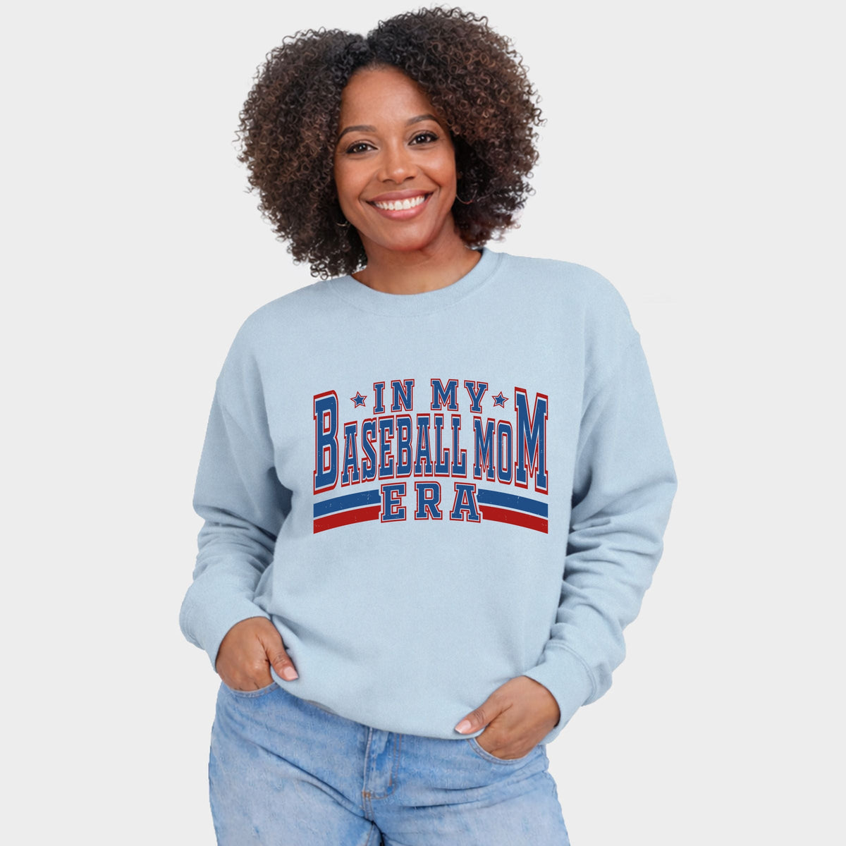 In My Baseball Mom Era - Women's Graphic Sweatshirt