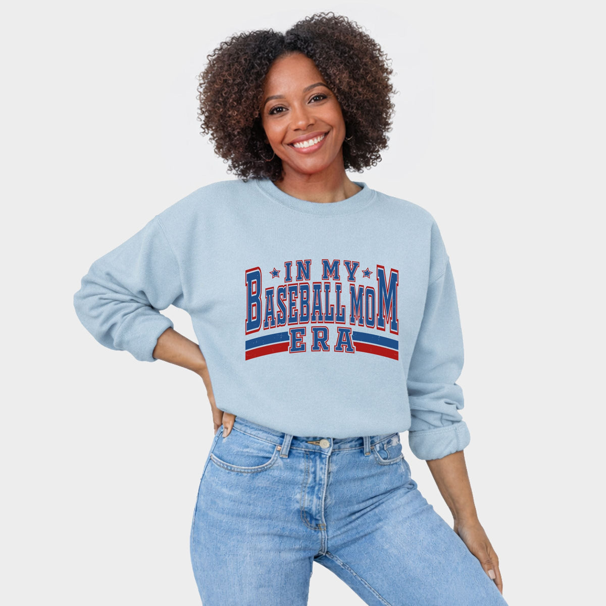In My Baseball Mom Era - Women's Graphic Sweatshirt