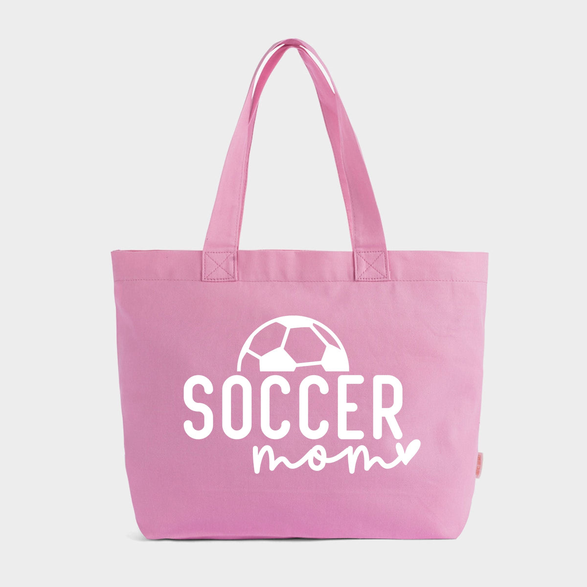 Soccer Mom Ball - Zippered Canvas Tote