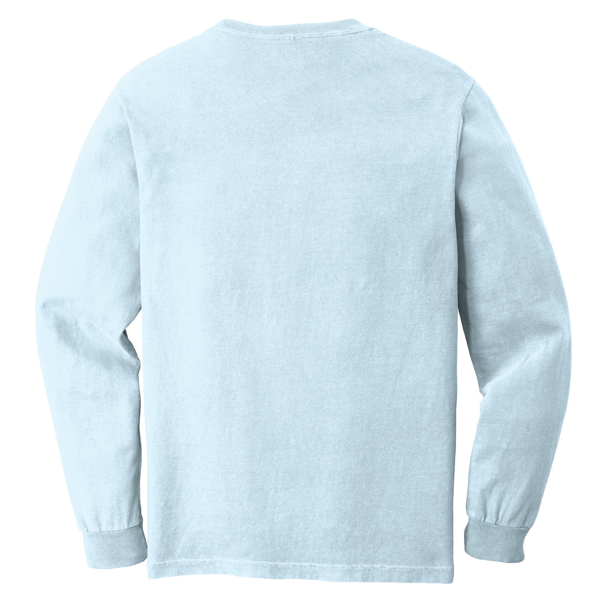 France Soccer Flag - Women's Garment Dyed Long Sleeve Graphic T-Shirt