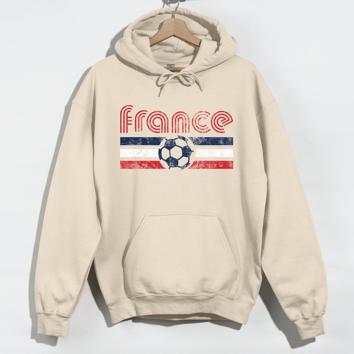 France Soccer Flag - Men's Graphic Hoodie