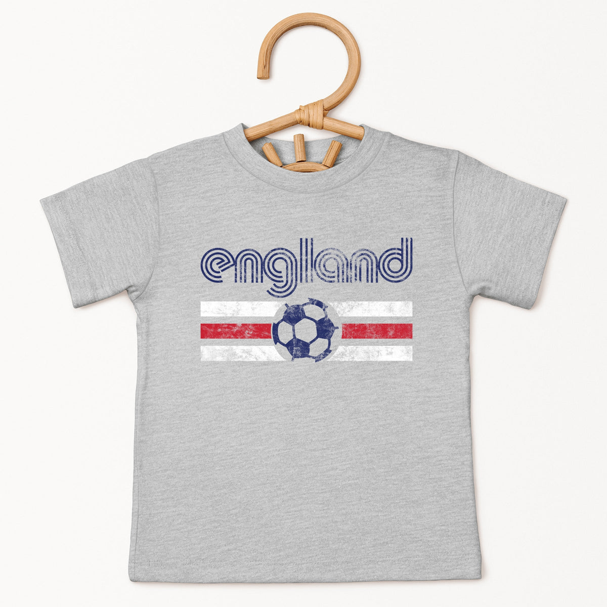 England Soccer Flag - Toddler Short Sleeve Graphic T-Shirt