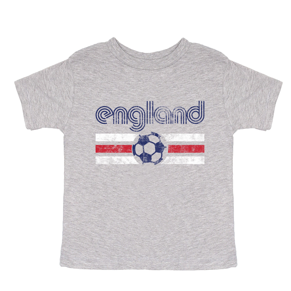 England Soccer Flag - Toddler Short Sleeve Graphic T-Shirt