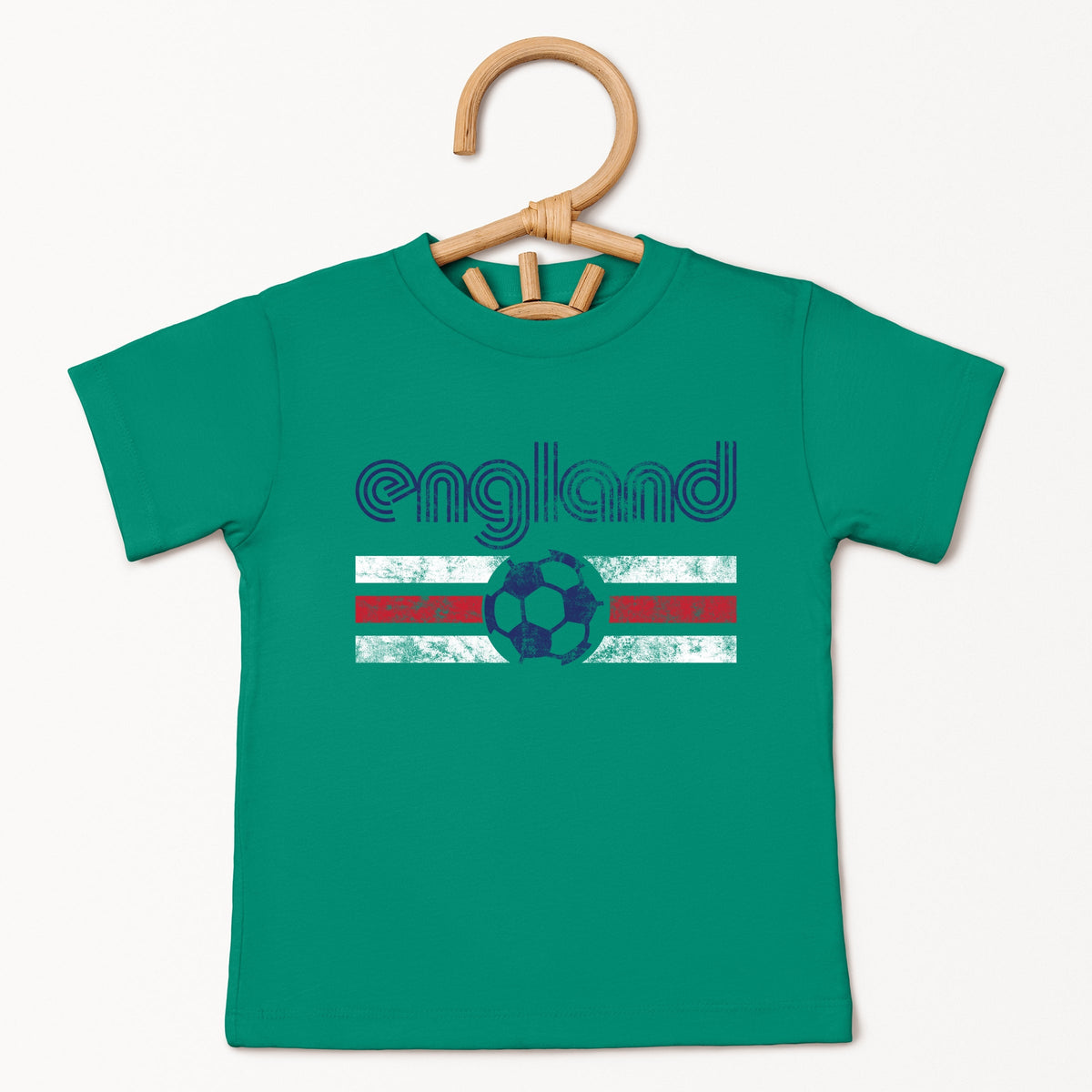 England Soccer Flag - Toddler Short Sleeve Graphic T-Shirt
