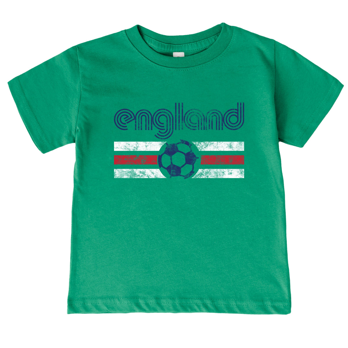 England Soccer Flag - Toddler Short Sleeve Graphic T-Shirt