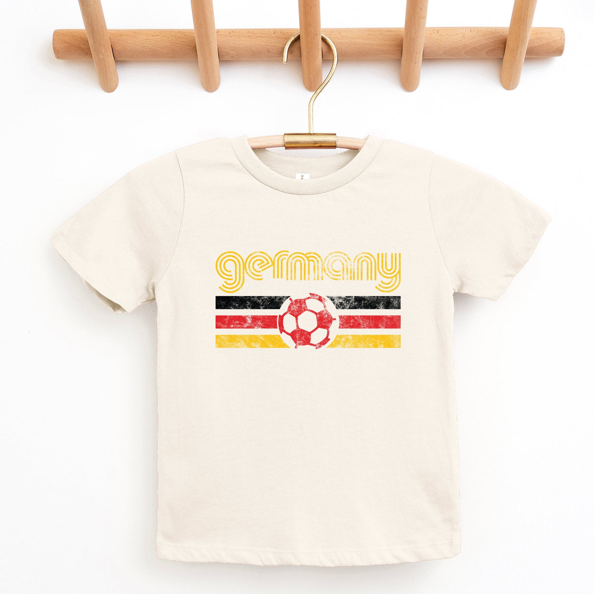 Germany Soccer Flag - Youth Short Sleeve Graphic T-Shirt
