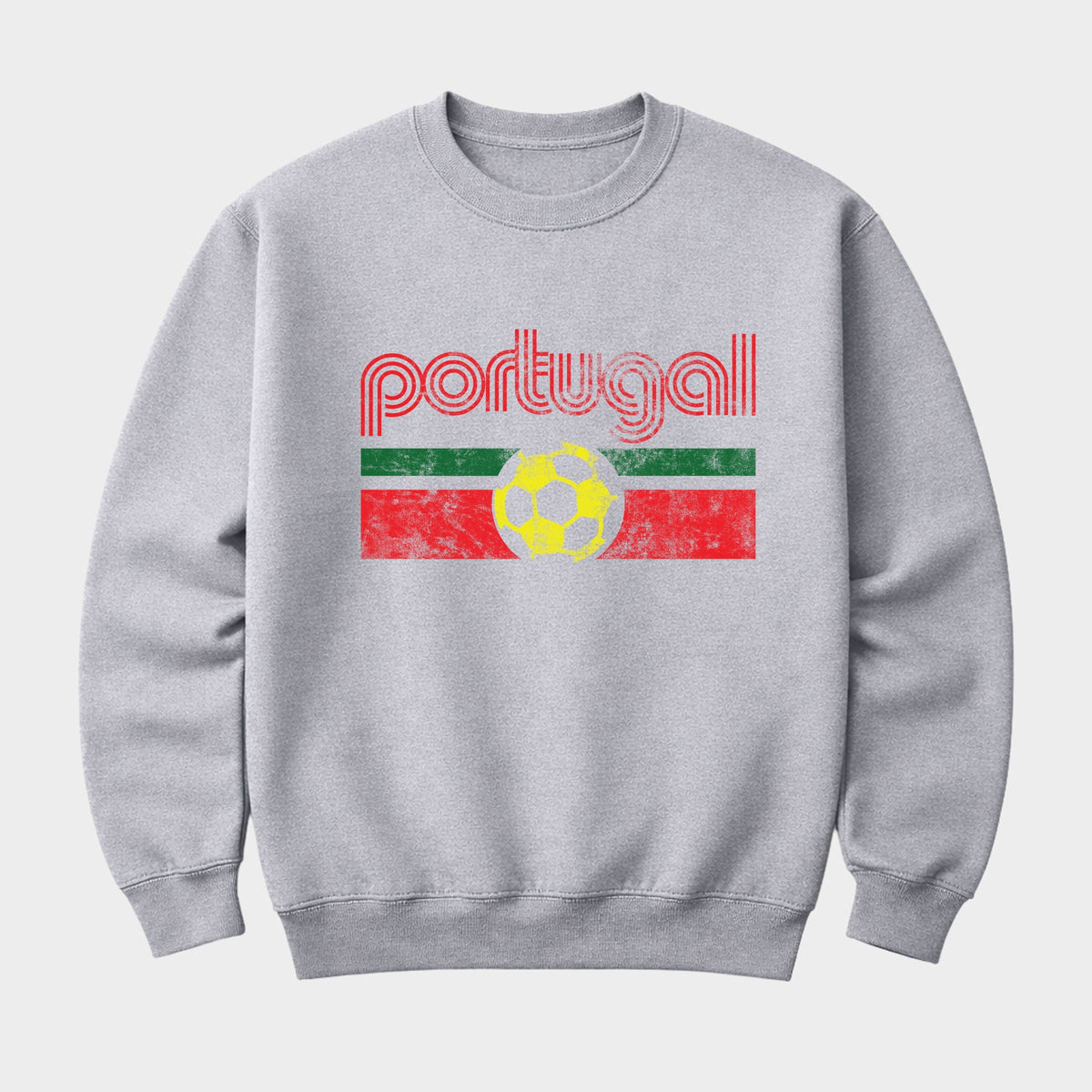 Portugal Soccer Flag - Men's Graphic Sweatshirt
