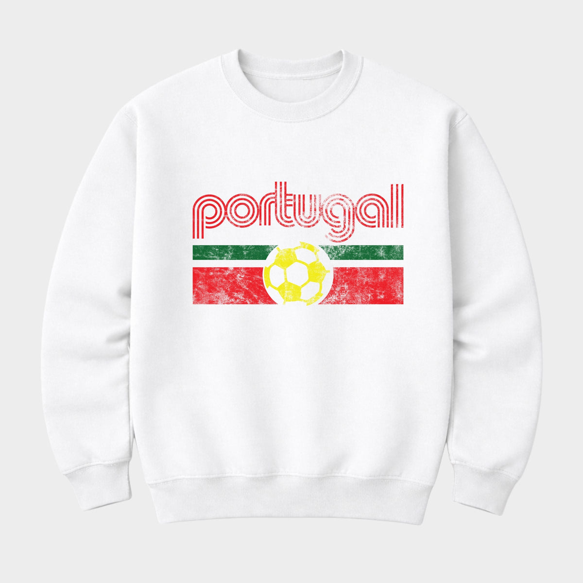 Portugal Soccer Flag - Men's Graphic Sweatshirt