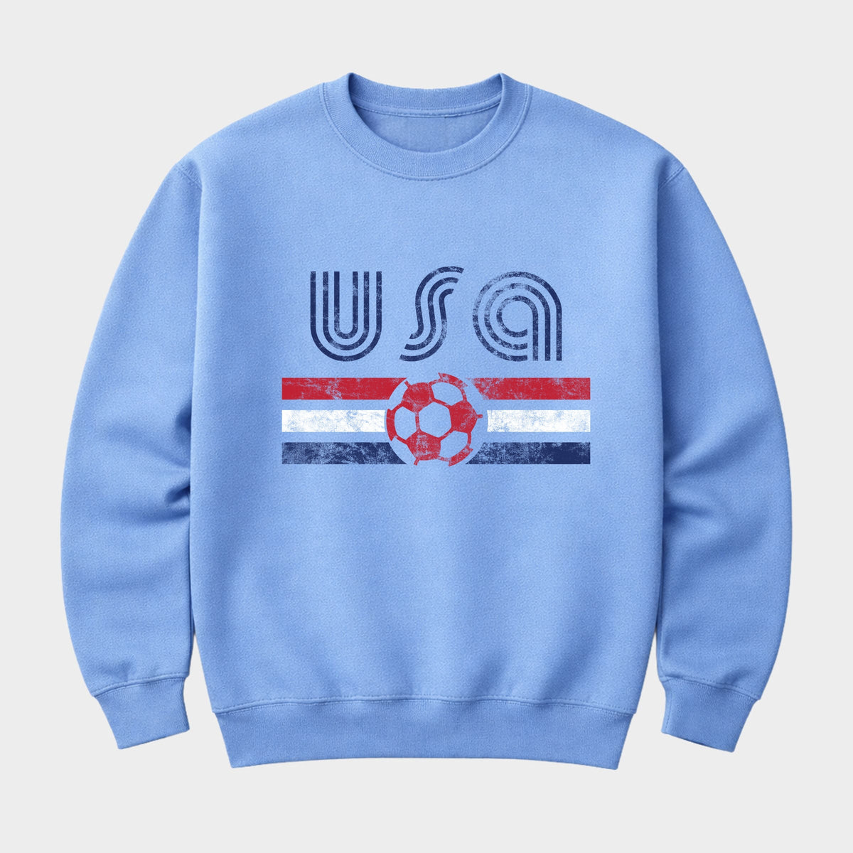 USA Soccer Flag - Men's Graphic Sweatshirt