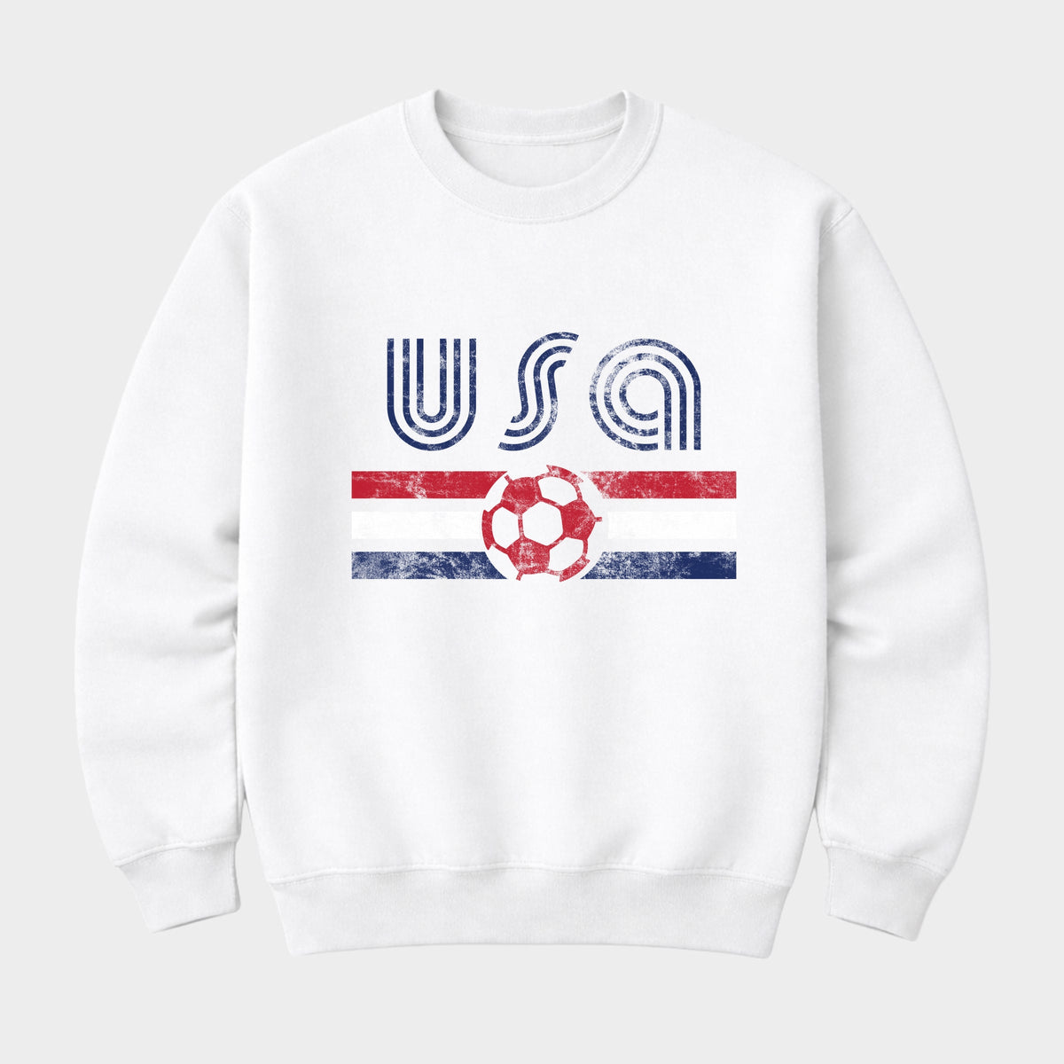 USA Soccer Flag - Men's Graphic Sweatshirt