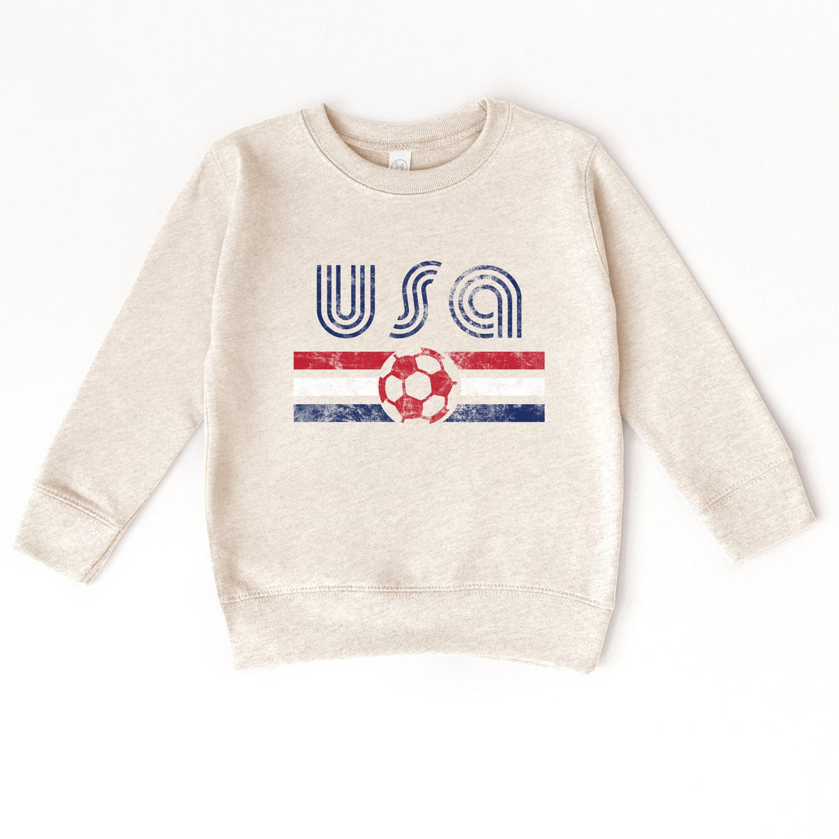 USA Soccer Flag - Toddler Graphic Sweatshirt