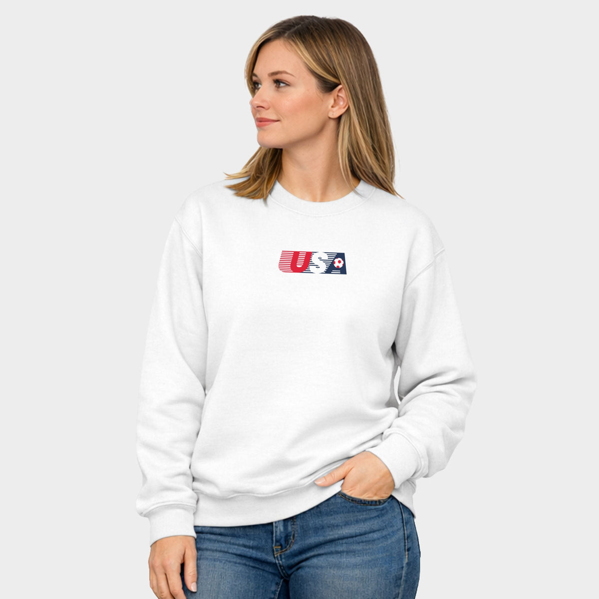 USA Soccer Lines - Women's Graphic Sweatshirt