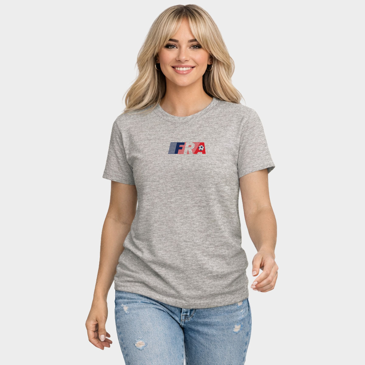 France Soccer Lines - Women's Short Sleeve Graphic T-Shirt
