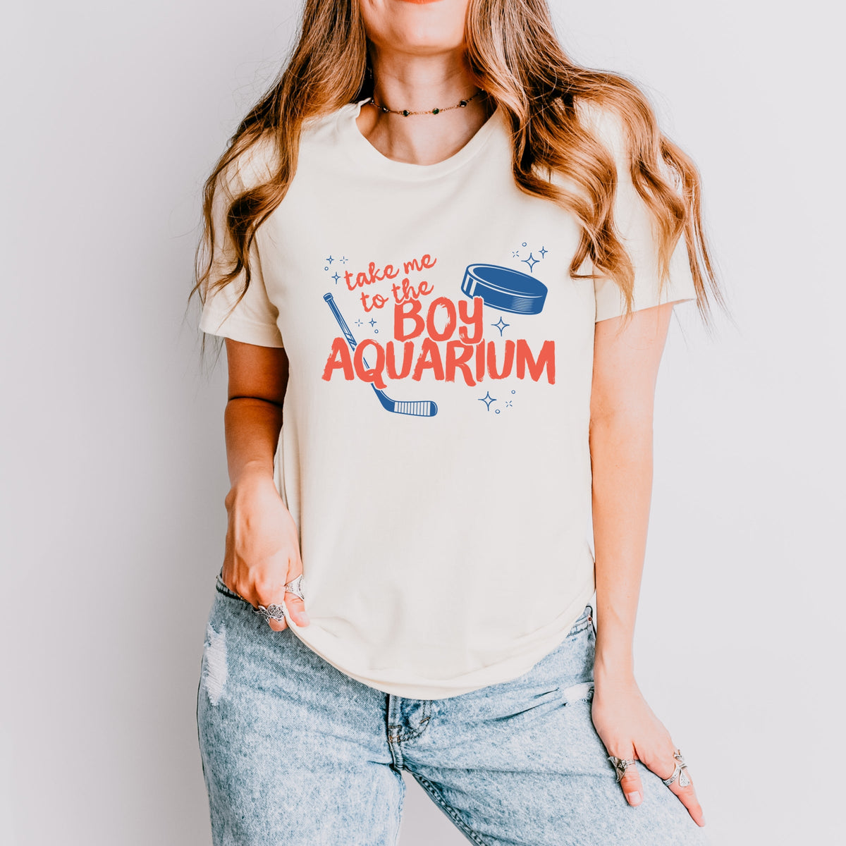 Take Me To The Boy Aquarium  - Women's Short Sleeve Graphic T-Shirt