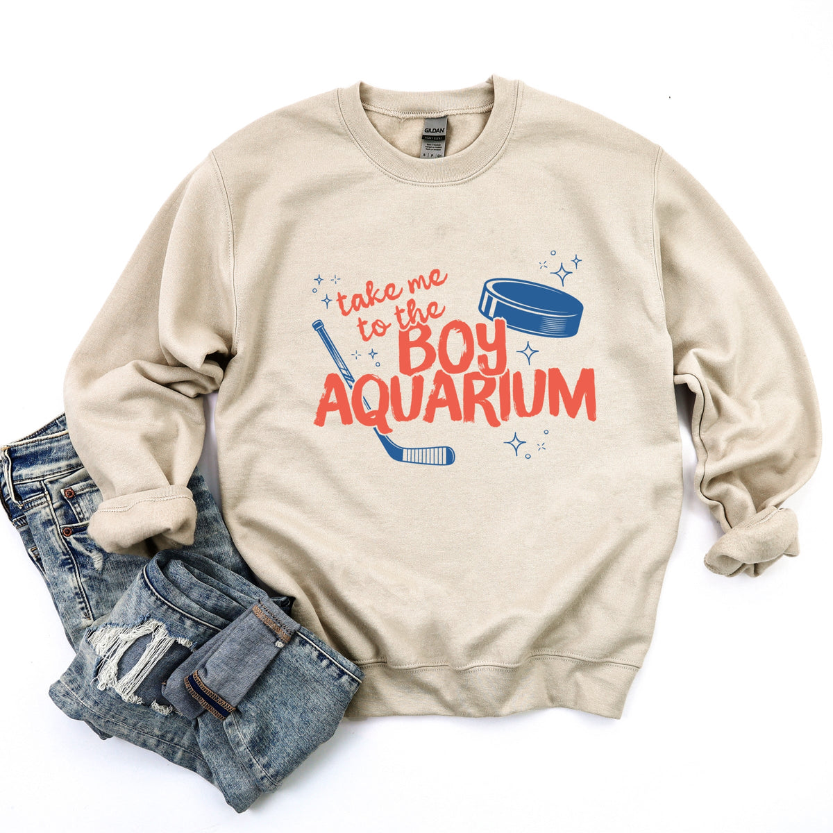 Take Me To The Boy Aquarium - Women's Graphic Sweatshirt