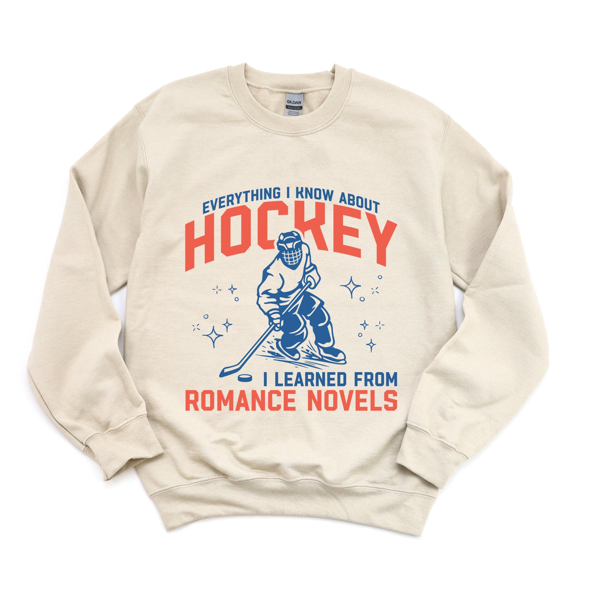 Everything I Know About Hockey Romance Novels - Women's Graphic Sweatshirt
