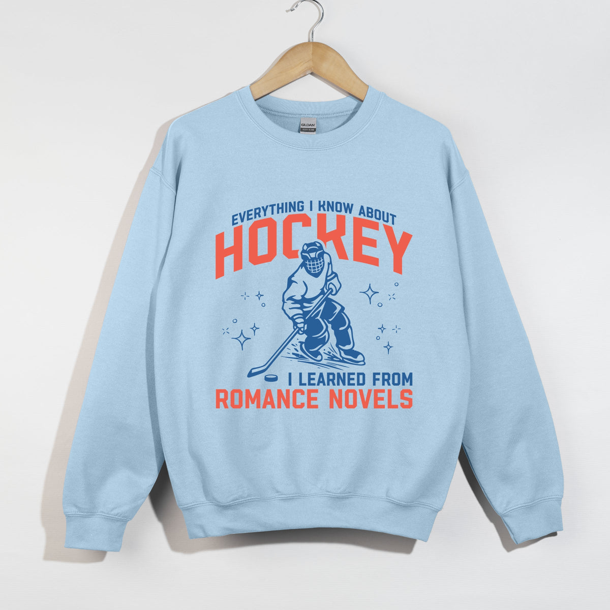Everything I Know About Hockey Romance Novels - Women's Graphic Sweatshirt