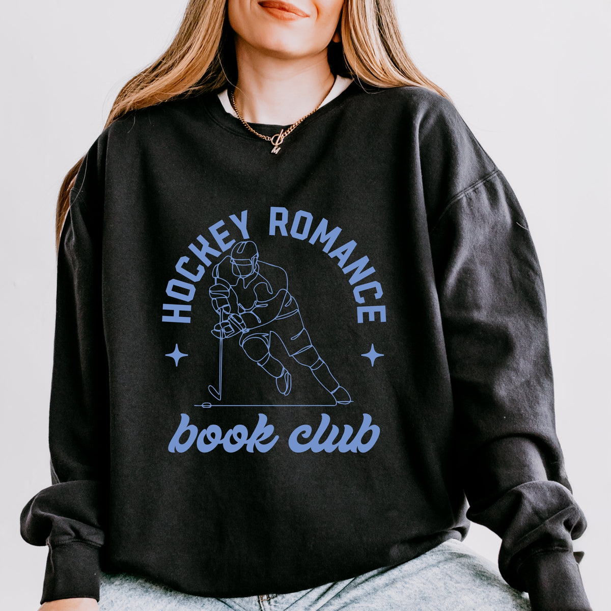 Hockey Romance Book Club - Women's Lightweight Garment Dyed Sweatshirt