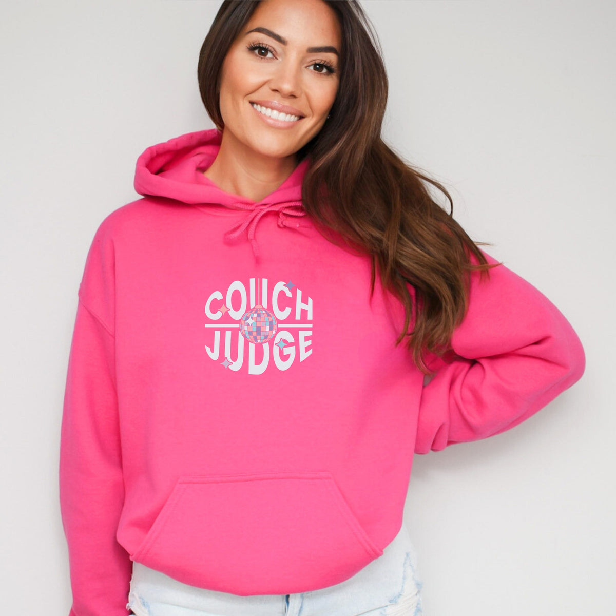 Couch Judge Disco - Women's Graphic Hoodie