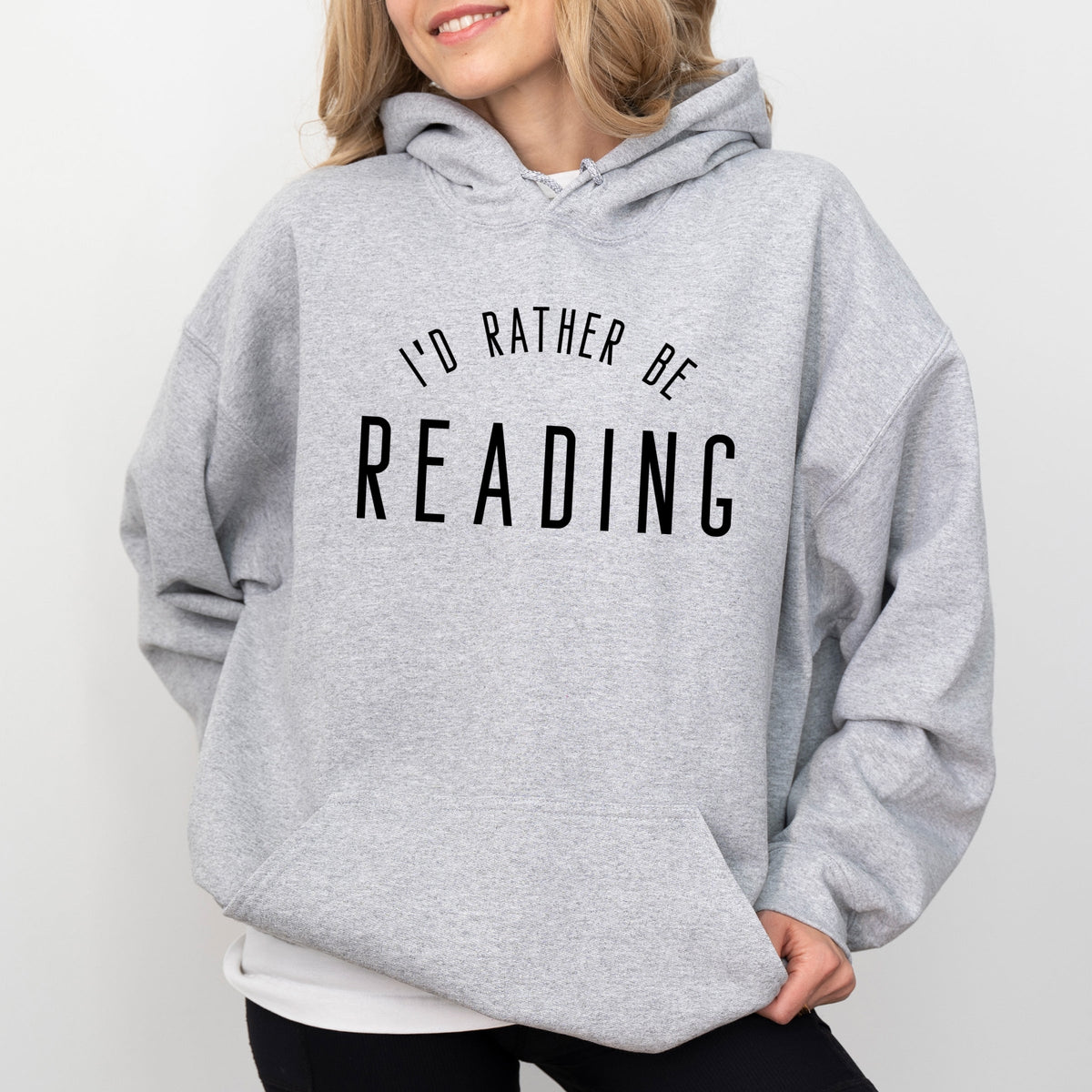 I'd Rather Be Reading - Women's Graphic Hoodie