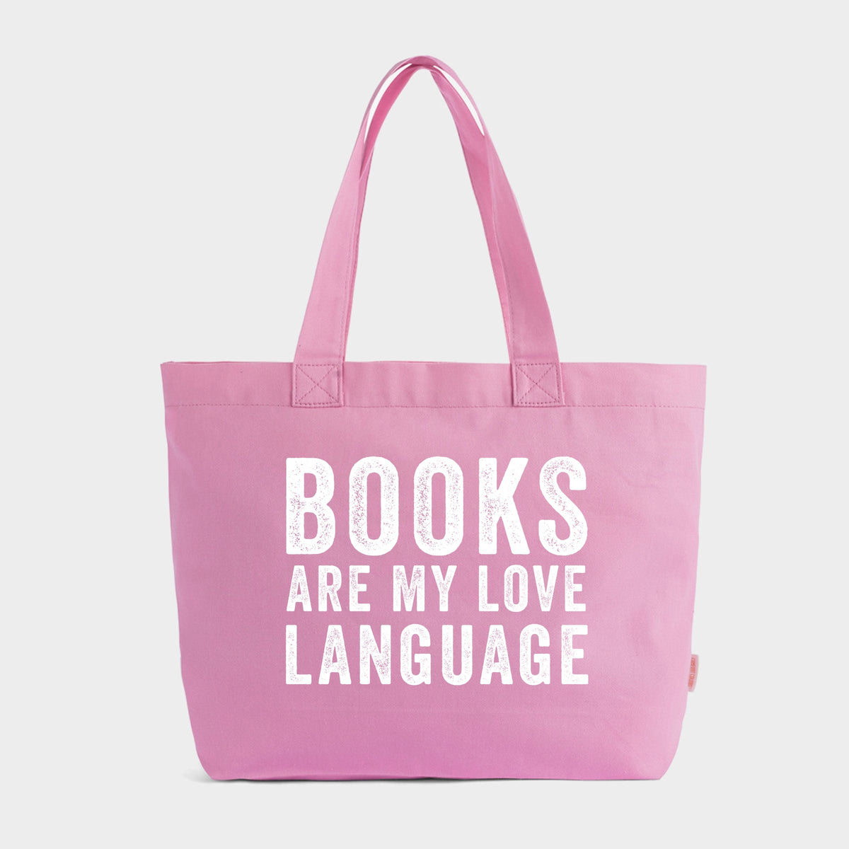 Books are My Love Language - Zippered Canvas Tote