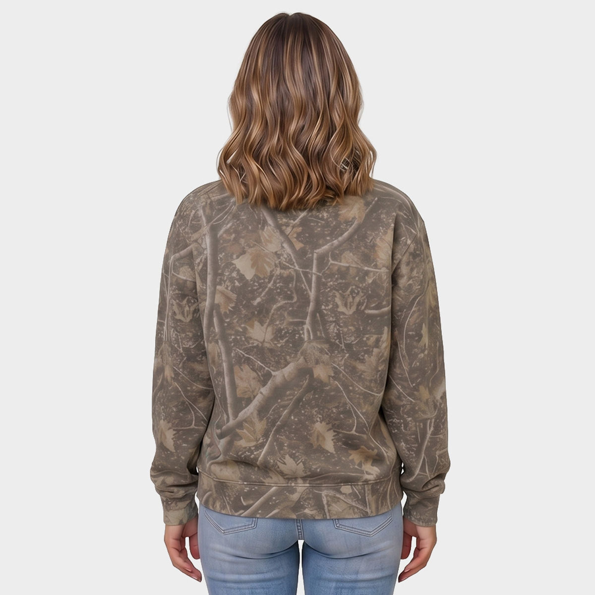 Just A Girl Who Loves Books - Women's Camo Sweatshirt