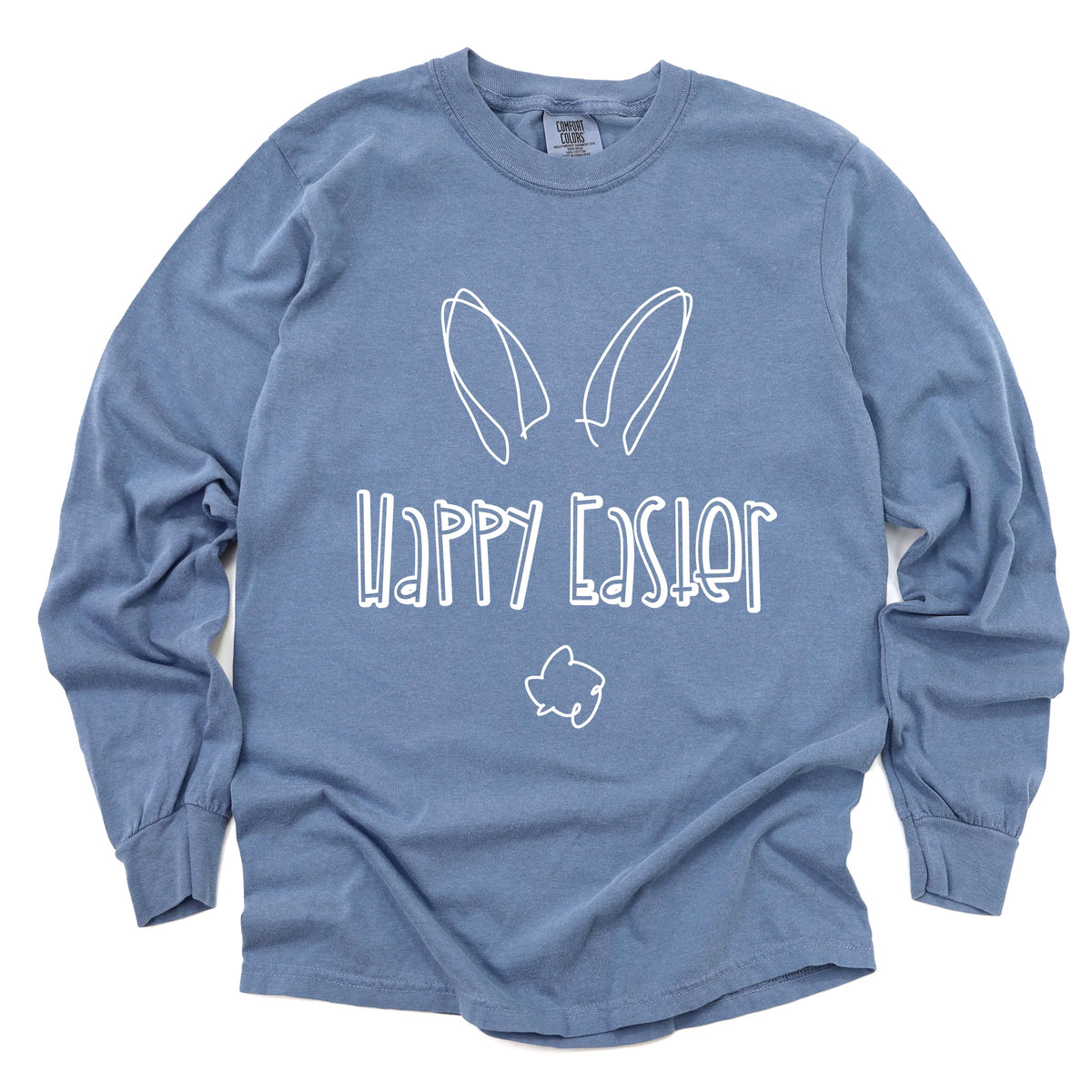 Happy Easter - Women's Garment Dyed Long Sleeve