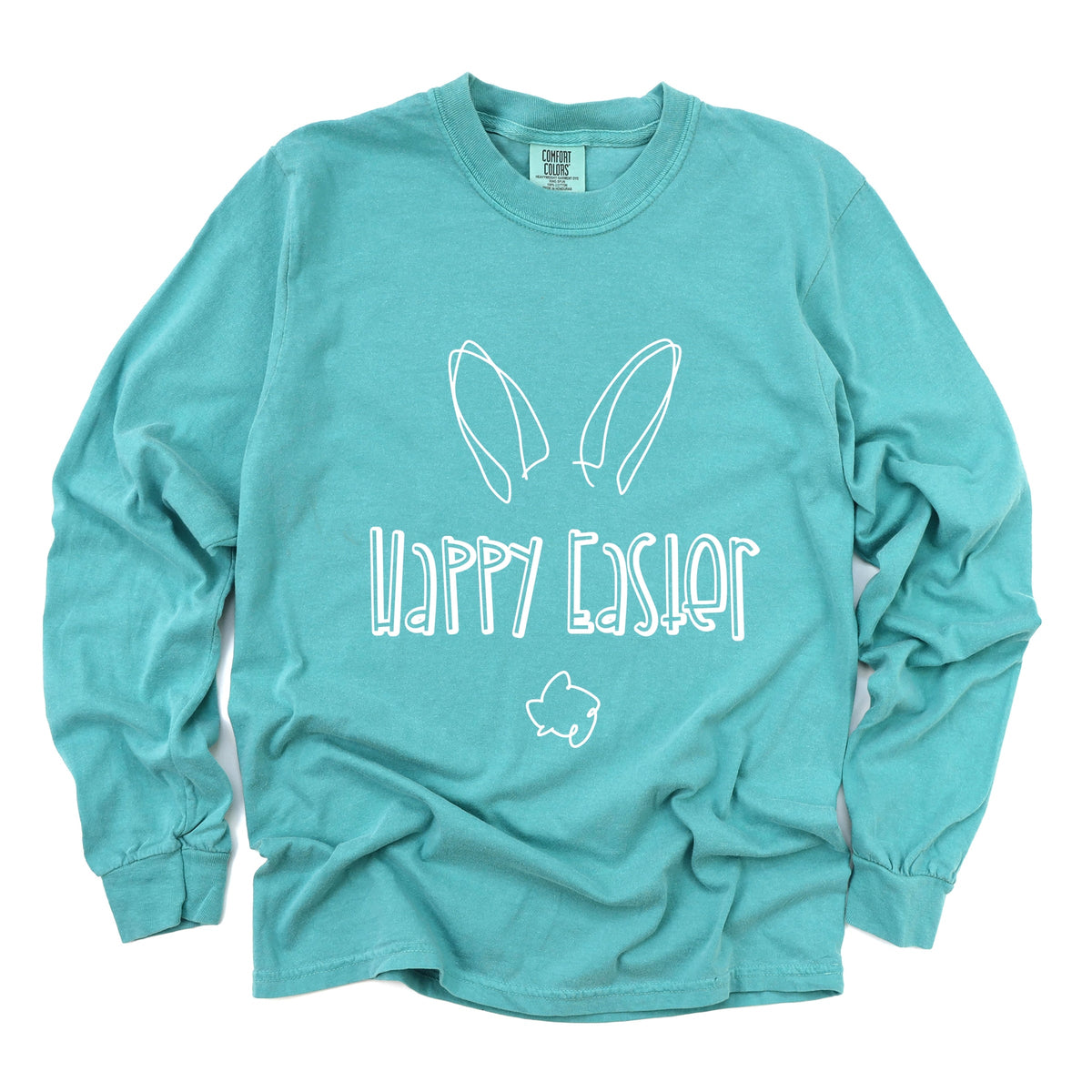 Happy Easter - Women's Garment Dyed Long Sleeve