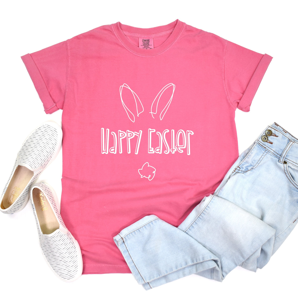 Happy Easter - Women's Garment Dyed Tee