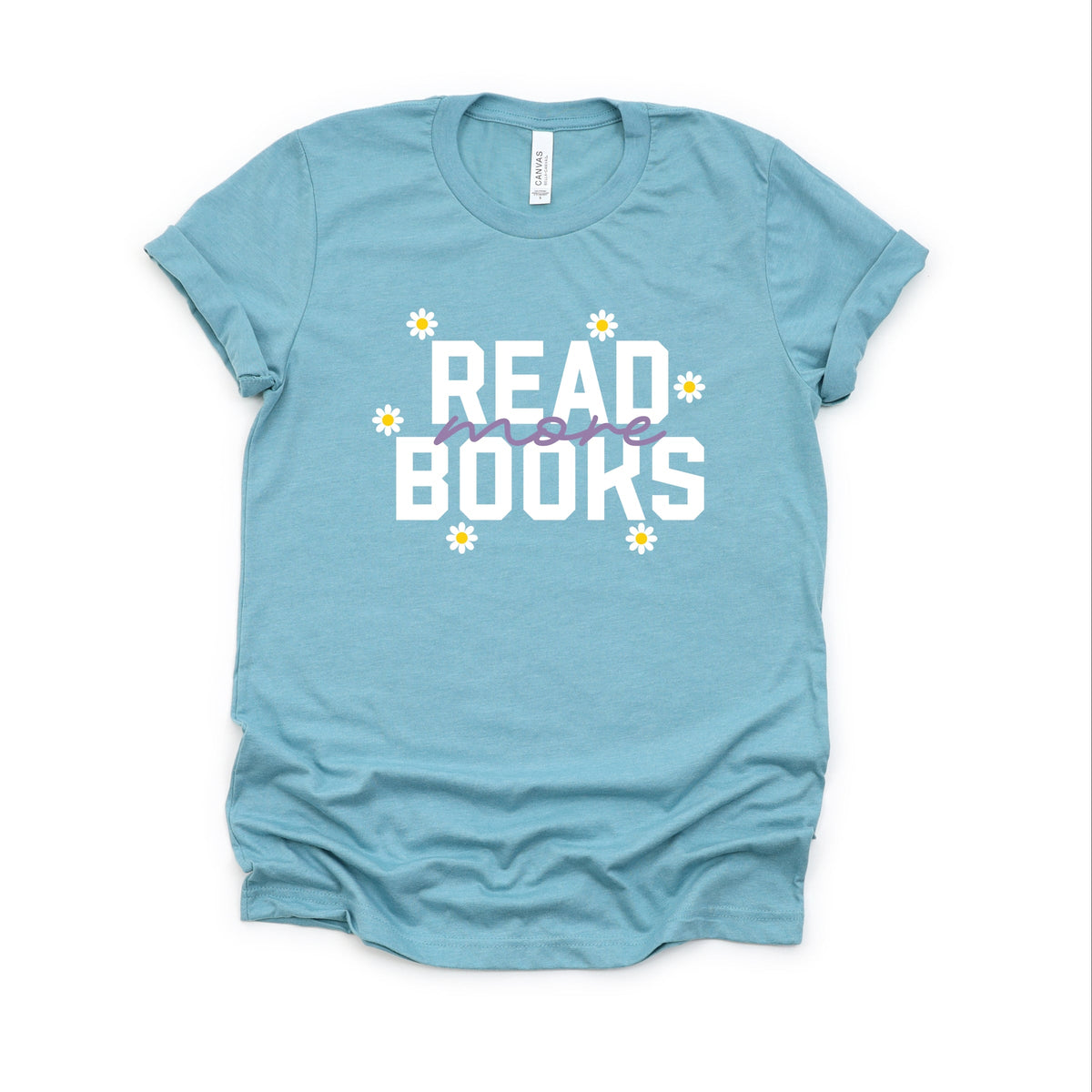 Read More Books Daisies - Women's Short Sleeve Graphic T-Shirt