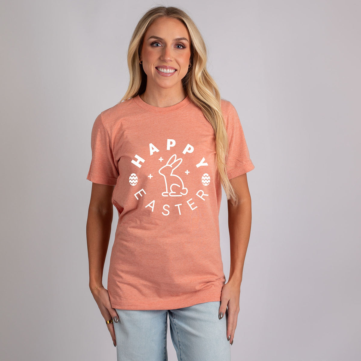 Happy Easter Eggs - Women's Short Sleeve Tee