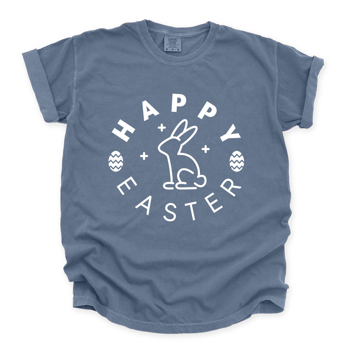 Happy Easter Eggs - Women's Garment Dyed Tee