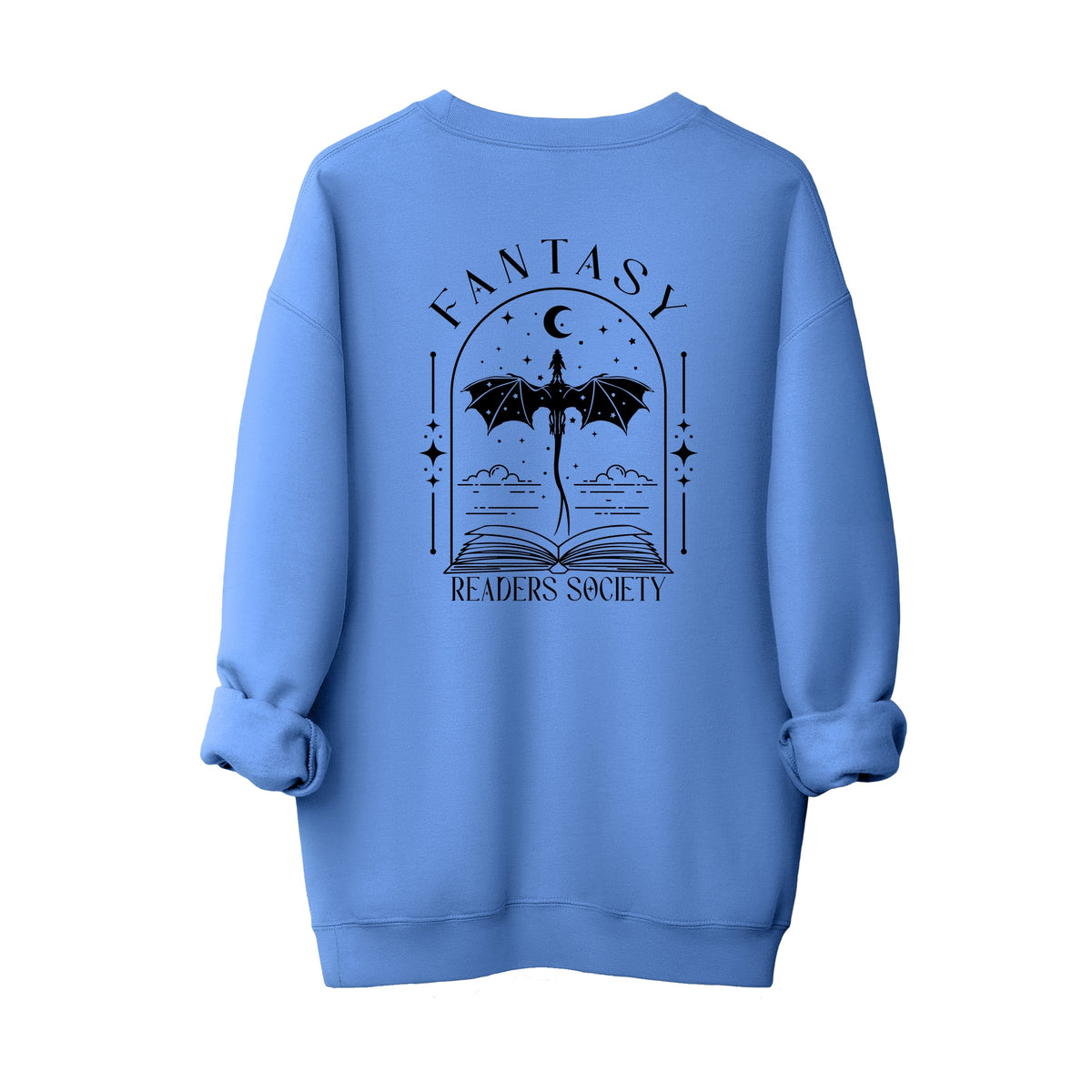 Fantasy Readers Society Front And Back Design -  Women's Graphic Sweatshirt