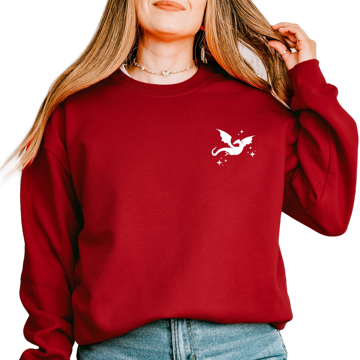 Fantasy Readers Society Front And Back Design -  Women's Graphic Sweatshirt