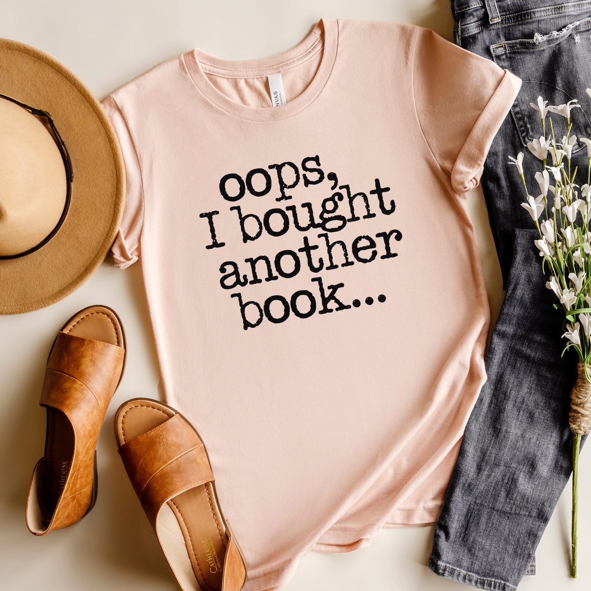 Oops I Bought Another Book - Women's Short Sleeve Graphic T-Shirt