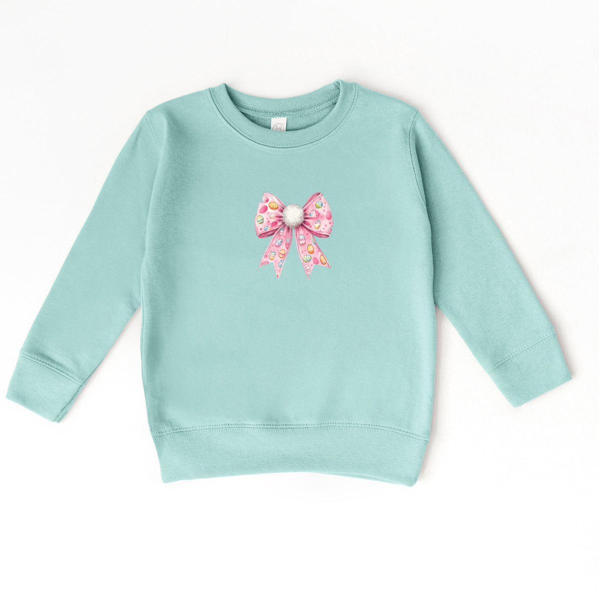 Easter Egg Bow Coquette - Toddler Graphic Sweatshirt