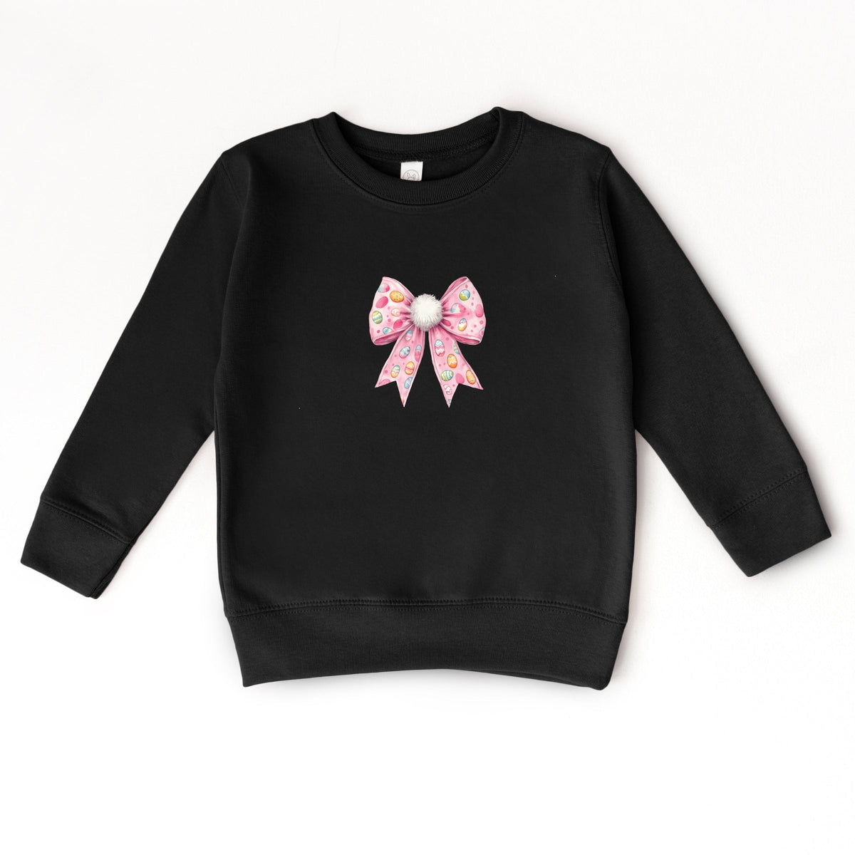 Easter Egg Bow Coquette - Toddler Graphic Sweatshirt