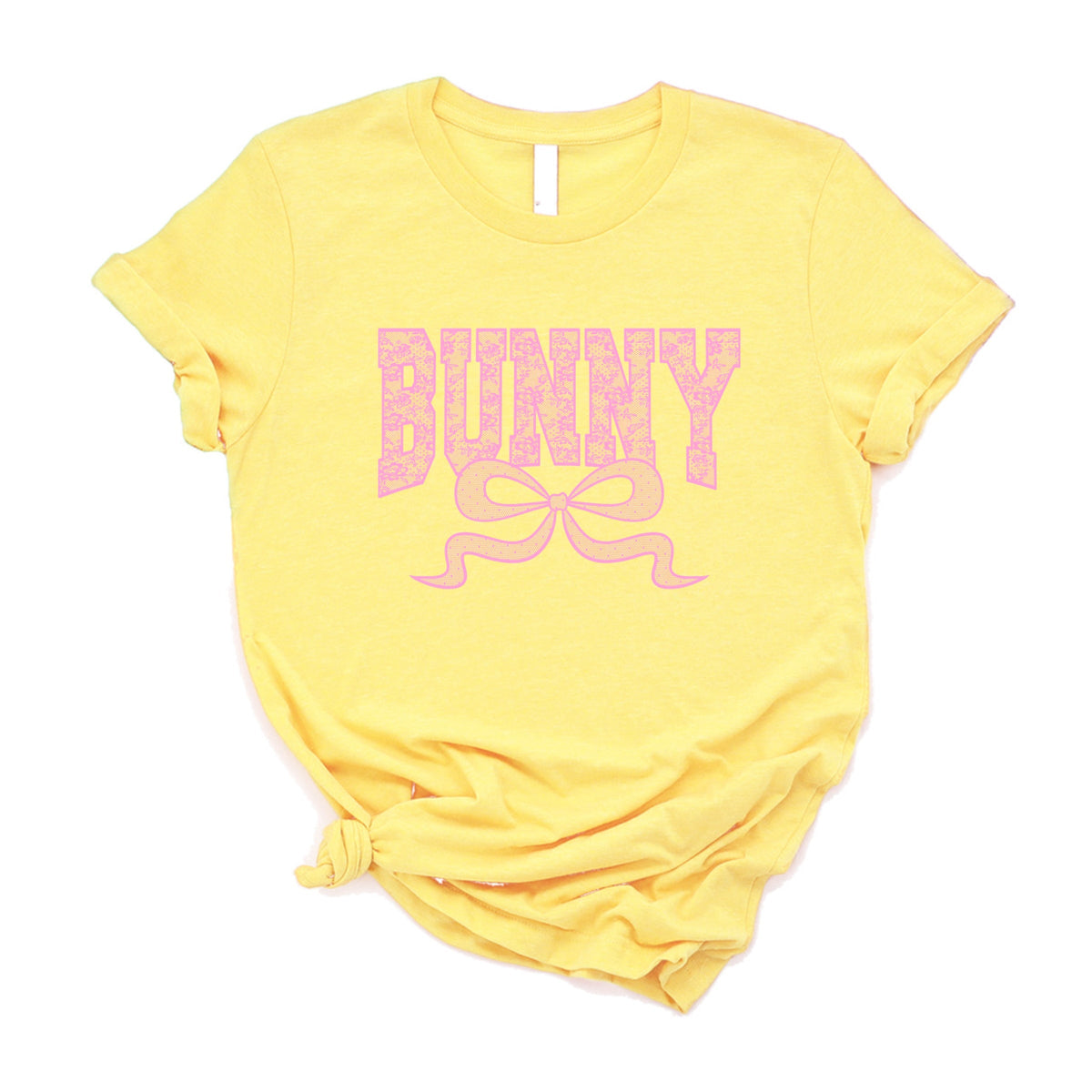 Bunny Pink Lace - Women's Short Sleeve Graphic T-Shirt
