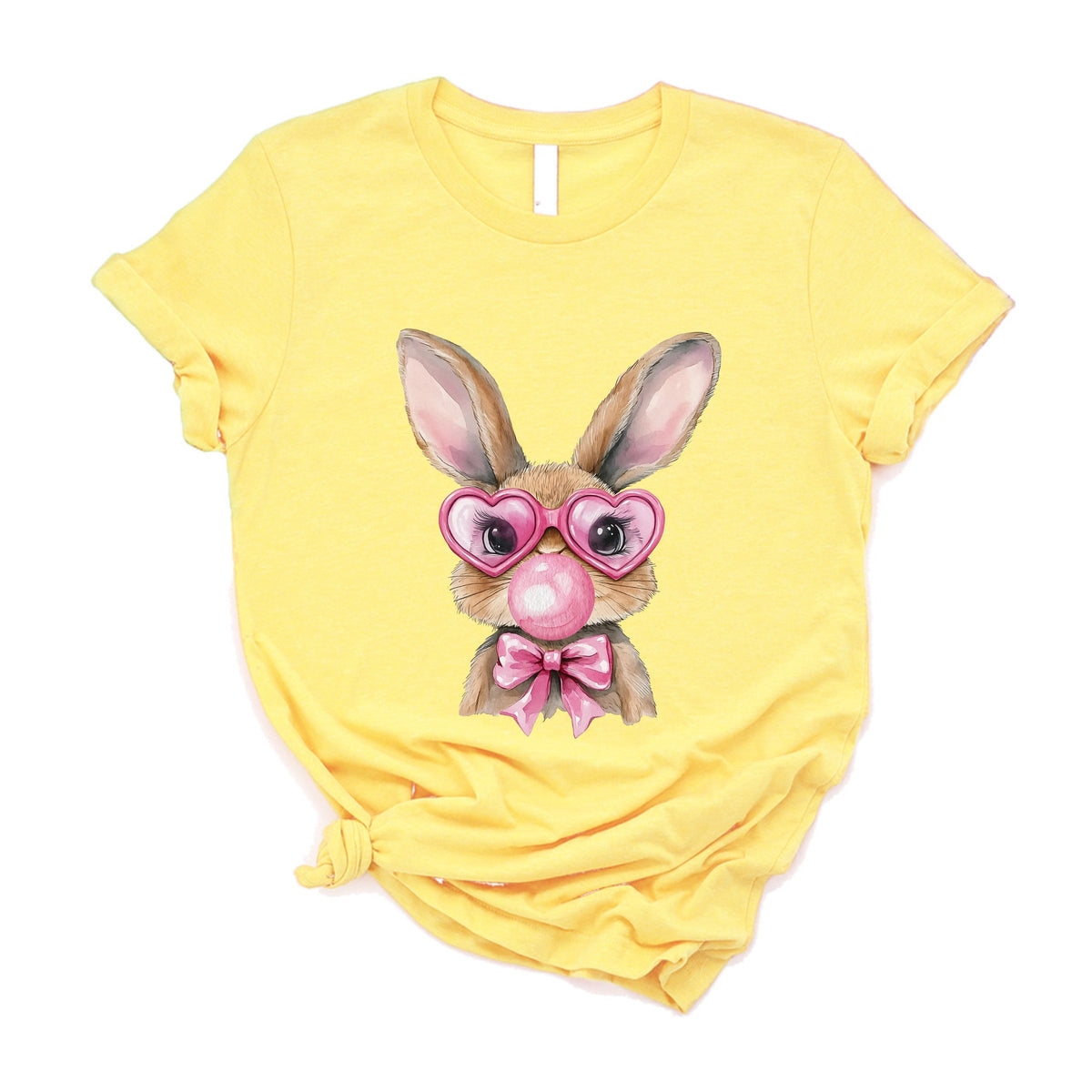 Bunny Sunglasses Bubblegum - Women's Short Sleeve Graphic T-Shirt