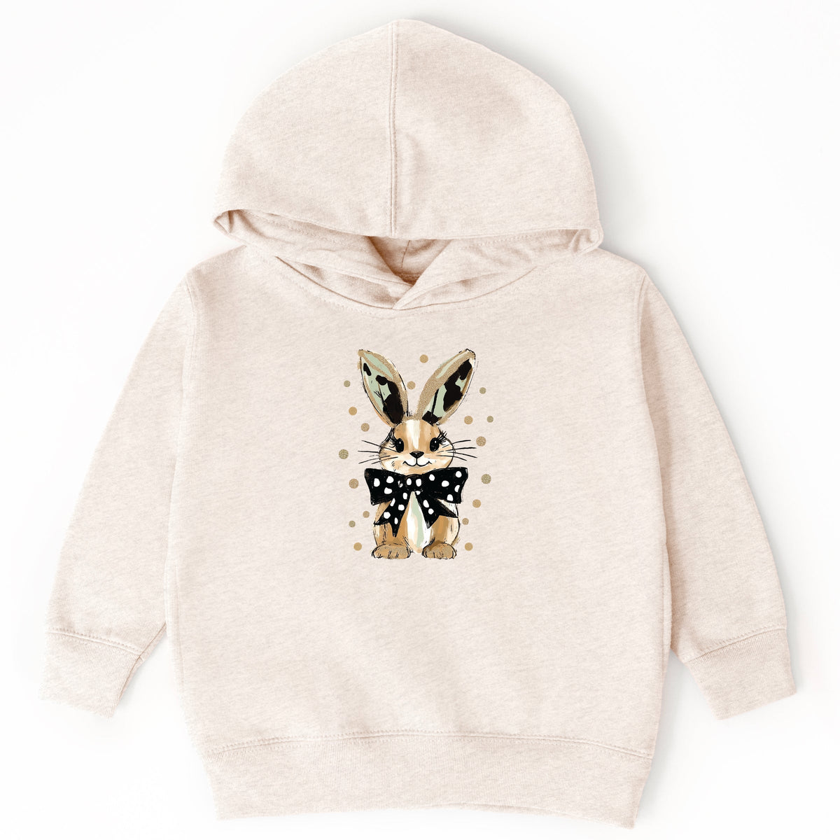 Bunny Polka Dot Coquette - Toddler Hoodie