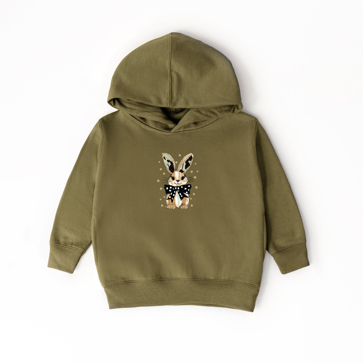 Bunny Polka Dot Coquette - Toddler Hoodie