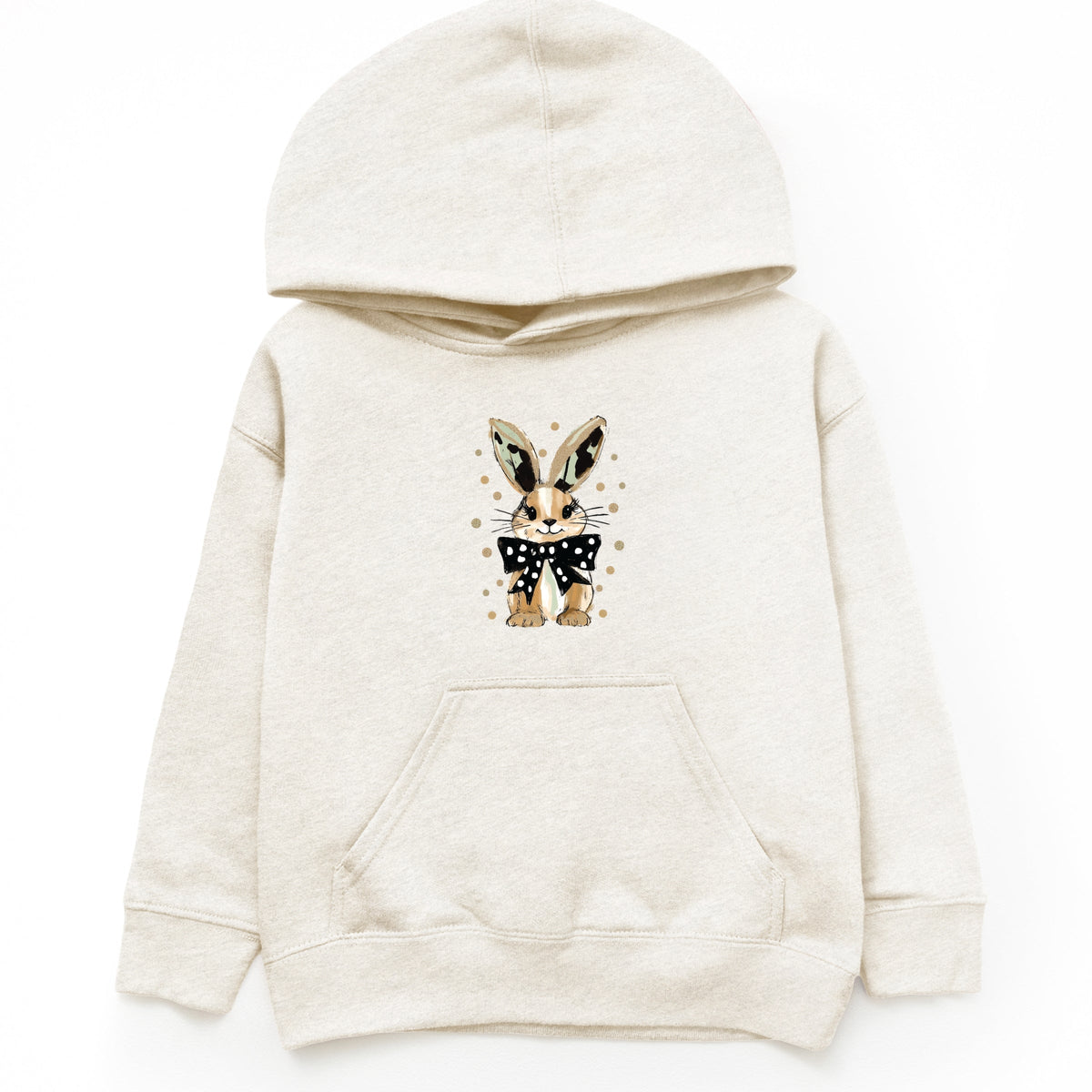 Bunny Polka Dot Coquette - Youth Graphic Hoodie