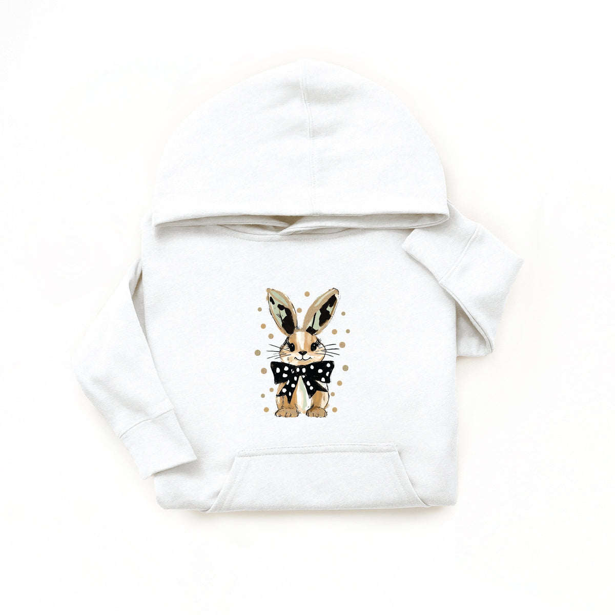 Bunny Polka Dot Coquette - Youth Graphic Hoodie