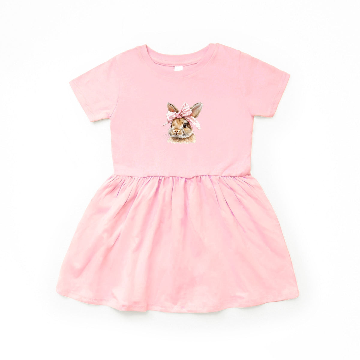Watercolor Coquette Bunny - Infant Dress