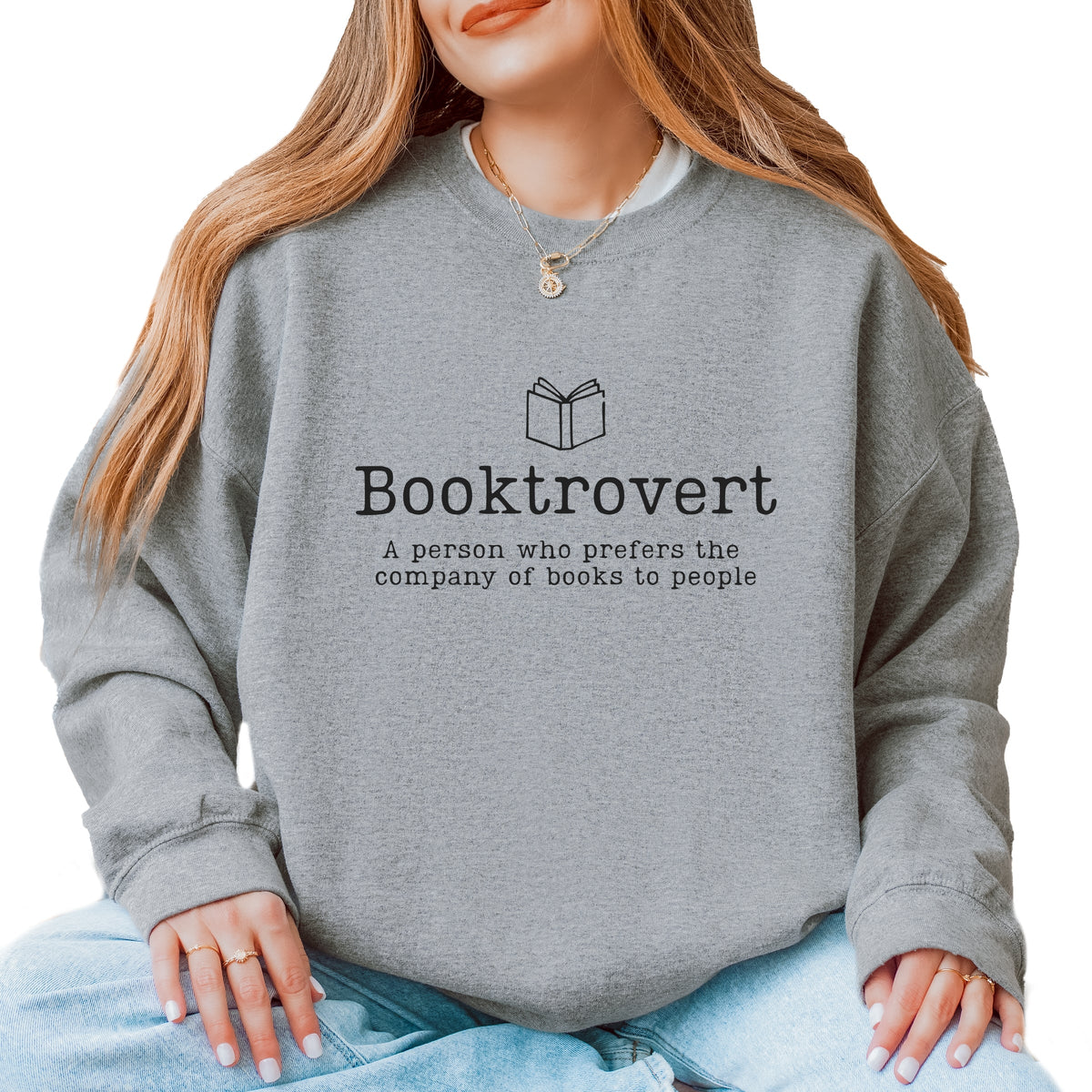 Booktrovert Definition - Women's Graphic Sweatshirt