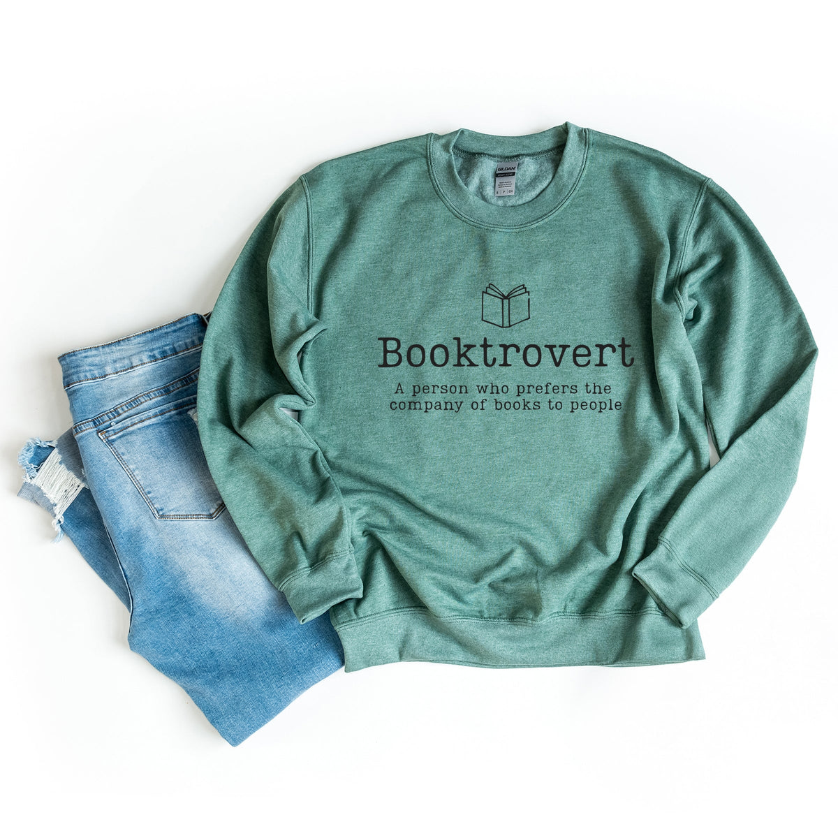 Booktrovert Definition - Women's Graphic Sweatshirt