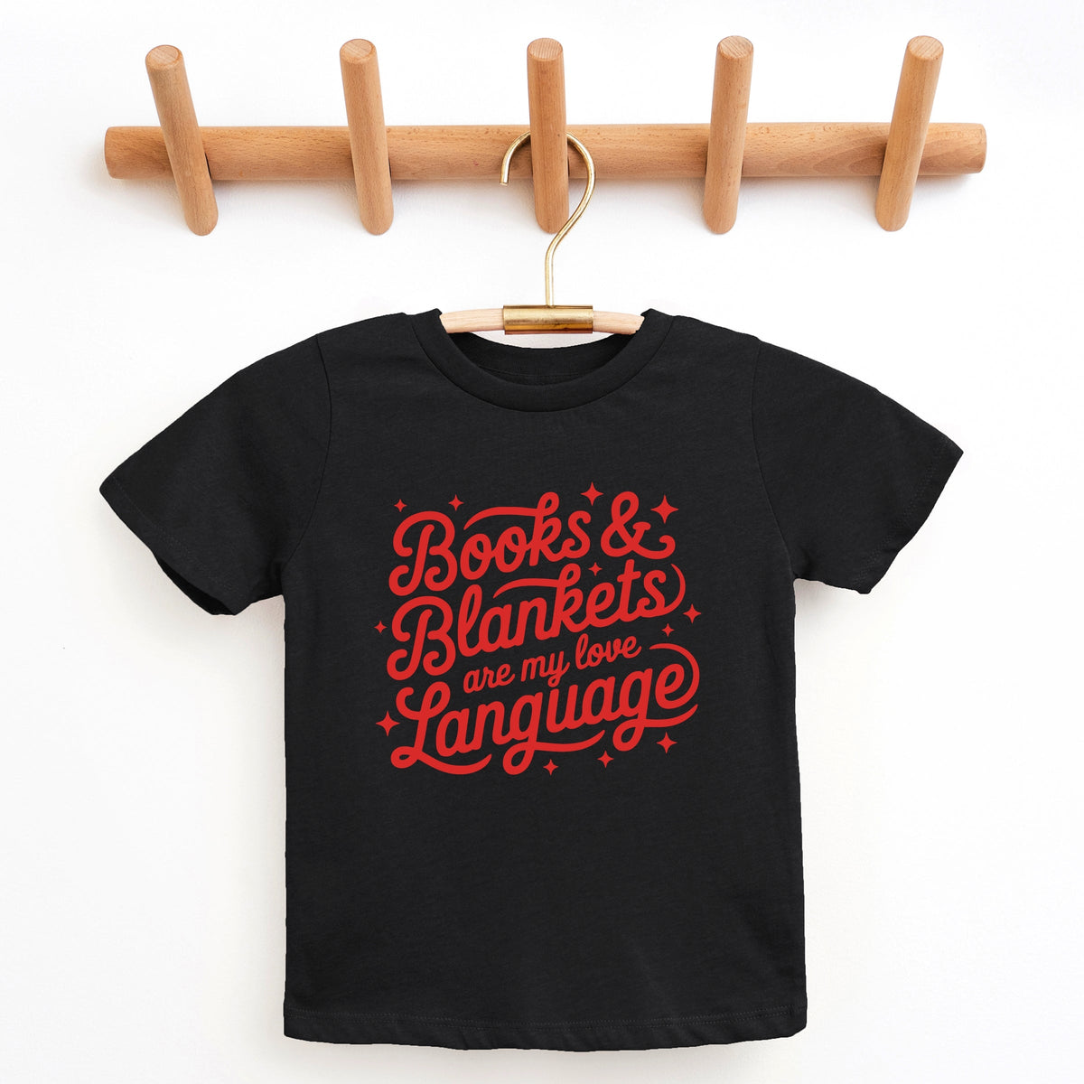 Books & Blankets Are My Love Language - Youth Short Sleeve Graphic T-Shirt
