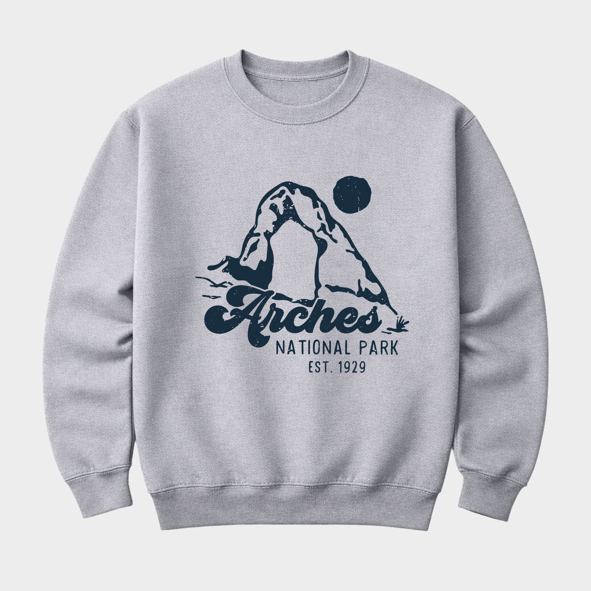Vintage Arches National Park - Men's Graphic Sweatshirt